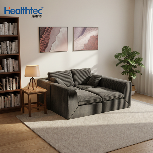 Wholesale Modern Living Room Furniture Modular Compressed Couch Bed Sectional Foam Sofa Compression Packing in Box for Hotel Use
