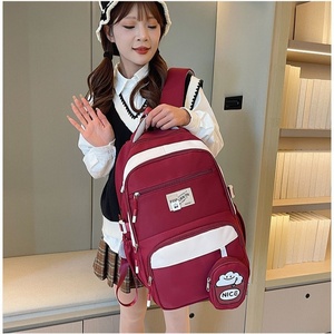 Borsa per cellulare per studenti delle scuole primarie/secondarie, zaino semplice in nylon, leggero e capiente, in stile coreano, per ragazze. - Product Image 1