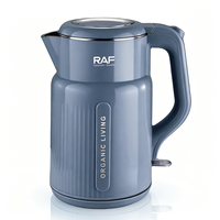 Bouilloire électrique RAF R.7429, capacité 2,0 L, chauffe-eau rapide 1500 W, avec rotation à 360° °   Base rotative