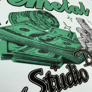 Sérigraphie personnalisée Coton Ras Du Cou Hommes T-shirts Surdimensionnés Haute Qualité 260gsm Lourd Graphique Boxy T-shirts Pour Hommes - Product Image 6