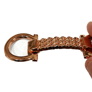 Hebilla para Zapatos de Aleación de Hierro y Zinc, con Diseño de Roseta y Diamantes Finos, Bañada en Oro Rosa, Duradera y Ecológica, Directo de Fábrica, para Mocasines - Product Image 5