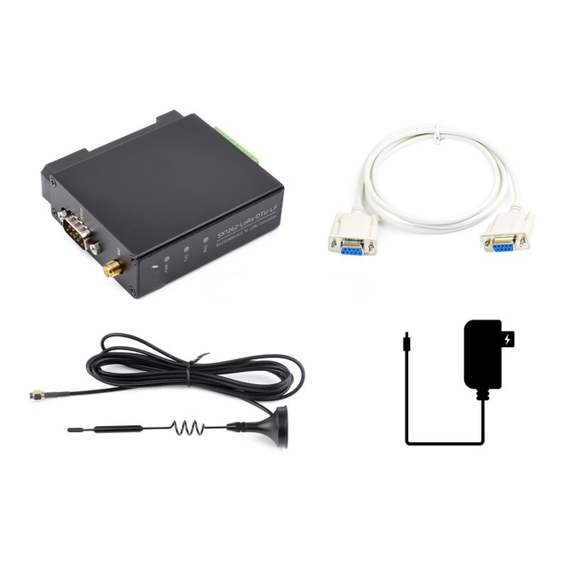 Rail-mount SX1262 LoRa Data Transfer unit Transceiver RS232/RS485/RS422 to LoRa, Suitable for Sub-GHz band..
