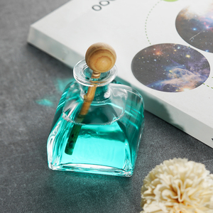 Mùi hương chai bán buôn 150ml 200ml 250ml đầy màu sắc hình nón tam giác sậy khuếch tán rõ ràng chai thủy tinh với Carbon que và thanh - Product Image 6