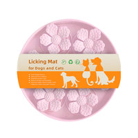Tapis de Mangeoire Anti-Glisse Écologique Personnalisé en Gros pour Chiens et Chats, Accessoire de Gamelle à Mangeoire Lente avec Ventouses