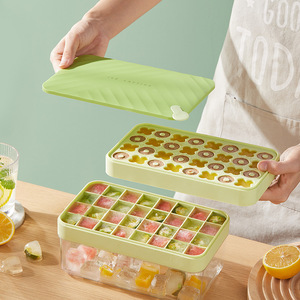 Plateau <span class=keywords><strong>à</strong></span> glaçons Pandora de conception originale du fabricant, paquet de 2 glaçons avec couvercles pour la cuisine - Product Image 1