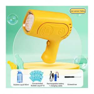 Pistolet à bulles LED pour enfants, camouflage, super puissant, pour faire des bulles d'eau et de savon - Product Image 3