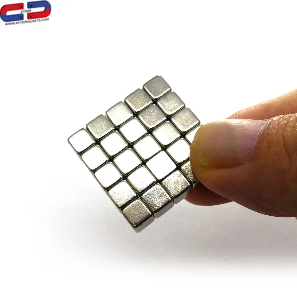 N35 N45 N42 cina 10mmm 100 mmm a buon mercato cubo permanente ndfeb magnete