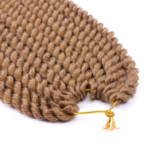 Wholesale 18INCHES 12 Strands Box <strong>Braids</strong> Jumbo Crochet Hair Extensions Senegalese Twist <strong>Thick</strong> Crochet Braiding Hair - Product Image 6