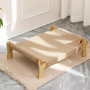 Hamac-lit pour <span class=keywords><strong>chat</strong></span> en bois avec griffoir, très populaire |   Chaise longue de grande taille résistante <span class=keywords><strong>à</strong></span> l'usure, pour toutes les saisons, intérieur/extérieur, canapé universel - Product Image 3