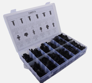 Klip Tipe Propulsion untuk Mobil, Nylon/Pom/PP, Penjepit Trim Plafon Atas, Penahan Dorong, Pengikat Bumper - Product Image 5