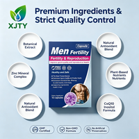 Complément alimentaire naturel de qualité supérieure pour la fertilité masculine, marque privée OEM, zinc, ginseng, CoQ10, inositol, antioxydant, amélioration de la qualité du sperme, pour hommes