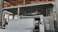 3200 SS PP Pintal Berikat Mesin Pembuat Kain Tanpa Tenun/Tali Produksi Kain Nonwoven Sertifikasi CE