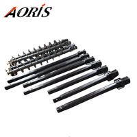 Foret hélicoïdal de 250 mm, 350 mm, 450 mm, 800 mm pour excavatrice, chargeuse compacte, tracteur – Idéal pour le jardinage et la plantation