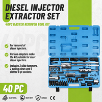 Kit d'extraction d'injecteurs diesel 40 pièces avec marteau à inertie pour la plupart des injecteurs diesel