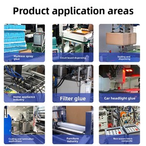 Machine à colle thermofusible PUR personnalisée de 2 kg avec distribution et enfilage automatiques - Product Image 4
