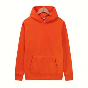 Bulk Wholesale 100% Polyester 230G Pullover Sweatshirts Blank Unisex Plus Size Men's Hoodies Custom Logo Printing - Product Image 3