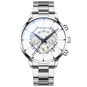 <span class=keywords><strong>Montre</strong></span> <span class=keywords><strong>à</strong></span> quartz pour <span class=keywords><strong>homme</strong></span>, bracelet en alliage, style décontracté chic, calendrier, design ajouré, non-mécanique, pour le commerce transfrontalier - Product Image 5