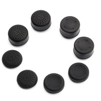 8 en 1 Capuchons de joystick analogique en silicone antidérapants compatibles avec la manette de jeu PS4, accessoires pour manette PS5