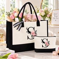 Sac fourre-tout en toile de couleur unie avec logo personnalisé, grand sac de shopping réutilisable en coton, sac cadeau, sac de plage assorti pour l'été et les mariages