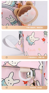 Thời trang in thiết kế mới công suất lớn bé tã Túi tùy chỉnh mẹ Oxford không thấm nước xác ướp Ba lô - Product Image 6