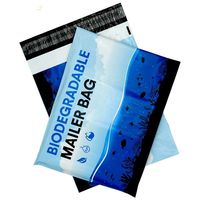 Sacs en plastique biodégradables, imprimés personnalisés, durables, biodégradables, écologiques, Poly pour la livraison de chaussures, 50 pièces