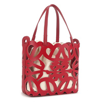 Sac fourre-tout pour femme en cuir découpé au laser, sac à main à cordon, pochette en toile, bandoulière réglable, 4 couleurs, vente en gros, personnalisation OEM, usine