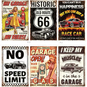 Plaque en métal sur le thème de la fée vintage au design personnalisé en vente en gros plaque de sérigraphie rétro en fer blanc pour la décoration murale du bar et du <span class=keywords><strong>garage</strong></span> - Product Image 3