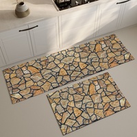 Tapis en terre de diatomée tissé moderne à séchage rapide pour évier de cuisine, buanderie, salle de bain – Antidérapant, en tissu doux, lavable, écologique