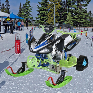Sports d'hiver, quad <span class=keywords><strong>pas</strong></span> <span class=keywords><strong>cher</strong></span>, motoneige 125cc, démarrage électrique à essence, kart à 3 vitesses pour enfants, scooter de <span class=keywords><strong>neige</strong></span> - Product Image 1