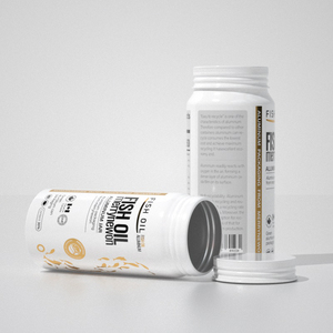 Botella de Aluminio Premium para Envasado de Cápsulas de Vitaminas, Envase Metálico Vacío para Suplementos de Aceite de Pescado y Almacenamiento de Omega-3 - Product Image 2