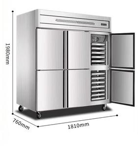 Congelador Comercial de Acero Inoxidable de Enfriamiento Directo de 420L, Bandeja para Hornear, Gran Capacidad, Congelador <span class=keywords><strong>Vertical</strong></span> de 15/30/45 Bandejas - Product Image 6