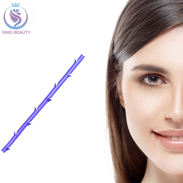 Absorbable face lift suture cog pdo threads ce for skin tightening