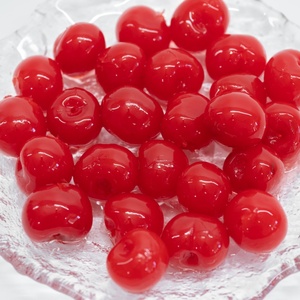 Cerezas enlatadas de alta calidad con certificación BRC, 580 ml, con o sin tallo, cereza maraschino roja/amarilla/verde, compatible con OEM - Product Image 5