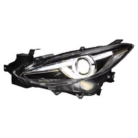 Kit de phares LED DRL Bi-Xénon pour Mazda 3 Axela 2014-2018, lentille de projecteur, installation facile, amélioration des phares avant, pièces automobiles modifiées