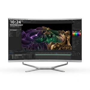 PC Desktop Gaming All-in-One da 27 Pollici con Schermo Curvo, Processore Core I5, Scheda Grafica da 16GB per Giocatori PC, Interfaccia HD - Product Image 2