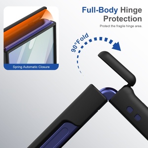 เคสโทรศัพท์แม่เหล็กแบบด้านคุณภาพสูงสำหรับ Samsung Flip 8 4 5 6 7 รองรับการชาร์จไร้สาย พร้อมฟิล์มกันรอยหน้าจอ ป้องกันการกระแทก - Product Image 3