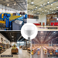 Ampoule LED commerciale intérieure personnalisée OEM haute puissance 60W SMD3535 avec lentille transparente, corps en PBT+PC, sans risque de lumière bleue