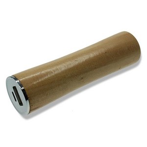 Chargeur portable cylindrique 2000 mAh en bois écologique avec logo personnalisé, vente chaude en usine - Product Image 4