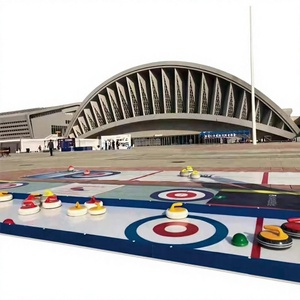 High Wear Resistant Synthetic Ice Curling Track for Indoor Training Use with UHMWPE Curling Rink - Product Image 1