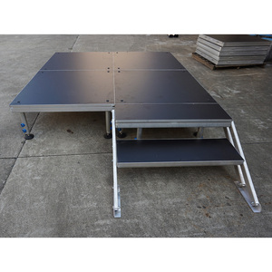 Aluminum event <b>stage</b> deck height adjustable performance <b>stage</b> - Product Image 3