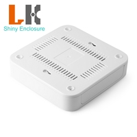 Boîtier en plastique Wi-Fi 125x125x28mm NOUVELLE ARRIVÉE pour routeur électronique, boîtier de projet, boîtier d'instrument réseau, boîtier d'appareil IoT