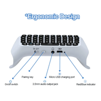 Clavier sans fil JYS-P5121 BT 3.0, contrôleur de chat pour manette PS5, mini clavier pour joystick PS5