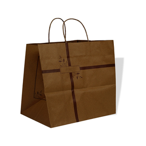 Bolsas de Papel Kraft Personalizadas con Asas Retorcidas, Bolsas Ecológicas Resistentes para Uso en Comercios y Compras - Product Image 3