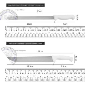 Cuchillo de Pesca Portátil, Cuchillo de Bolsillo para Camping, OEM, Acero Inoxidable, Hoja de Punta Caída, Grosor de 2mm, Plástico, 20cm, Grado Industrial DIY - Product Image 4