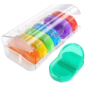 JUXINDA Nuevo Pastillero de Plástico con 21 Compartimentos, 7 Días de la Semana, Gran Capacidad, Portátil, Se Puede Imprimir el Logotipo, Modelo Ni2939 Guangdong - Product Image 1