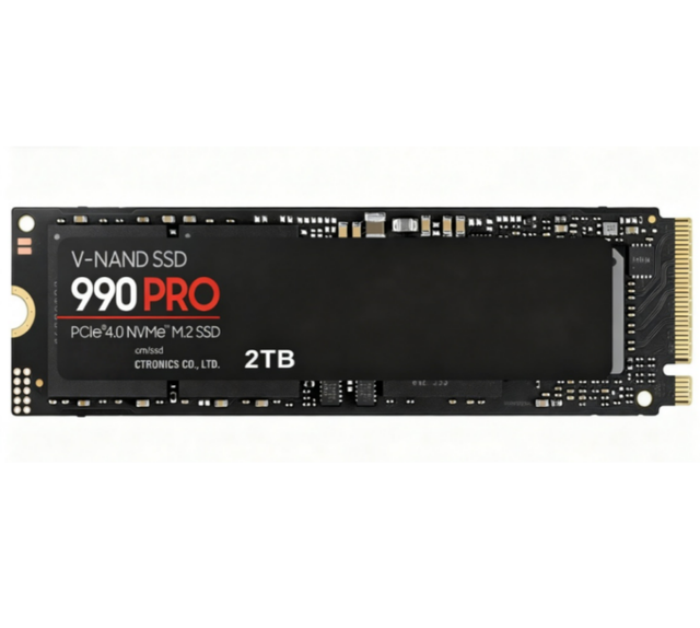 For 990 PRO SSD 2TB NVMe M.2 PCIe Gen4 2280 Internal Solid State Drive 7450MB/s Read/1050MB/s Write High-End Computing