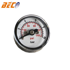 Mini manomètre de 1 pouce 0-10 bar/145 psi, cadran de 25 mm, mini manomètre pour machine à café, pompes à <span class=keywords><strong>eau</strong></span>, compresseurs d'air - Product Image 5