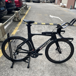 Bicicleta Completa de Triatlón Winowsports Carbon TT de 22 Velocidades con Frenos de Disco, Modelo TT119, con Juego de Ruedas de Fibra TT119, Bicicleta de Carbono TT TT119 - Product Image 2