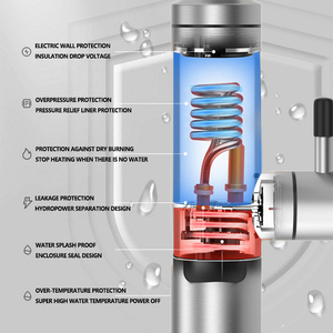 Robinet chauffant électrique de cuisine en acier inoxydable 304, 220V, avec affichage numérique LED, <span class=keywords><strong>chauffe</strong></span>-<span class=keywords><strong>eau</strong></span> instantané - Product Image 3