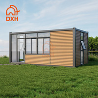 DXH Vente en gros Maison en kit de maisons préfabriquées personnalisées en conteneur à cadre de base modulaire
